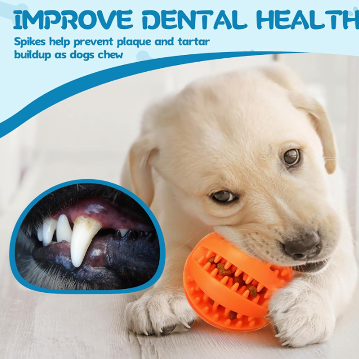1pc Dog Toy Snack Ball Interac - Food Snacks Distribution reseña y precio