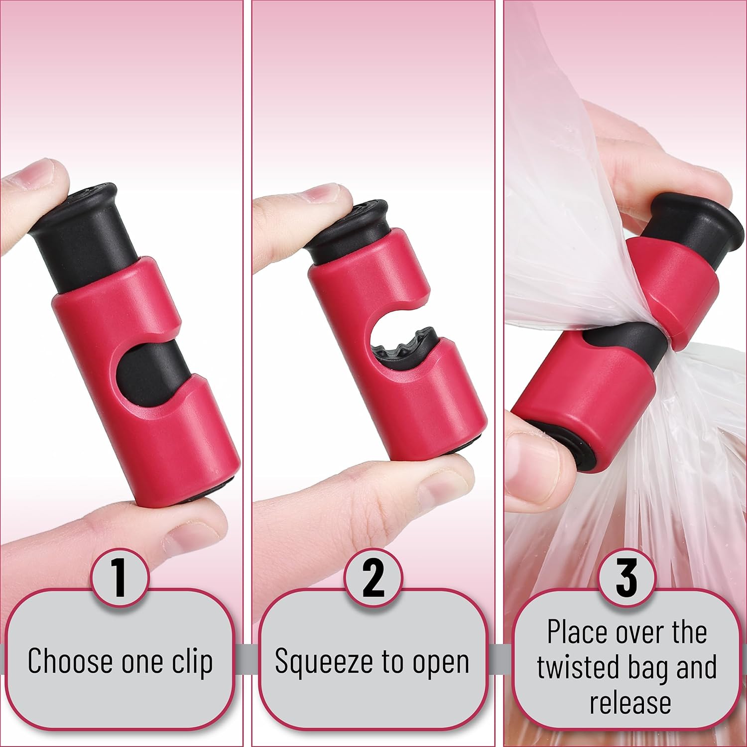 Squeeze Lock Bread Bag Clips P - Food Packed Snacks reseña y precio