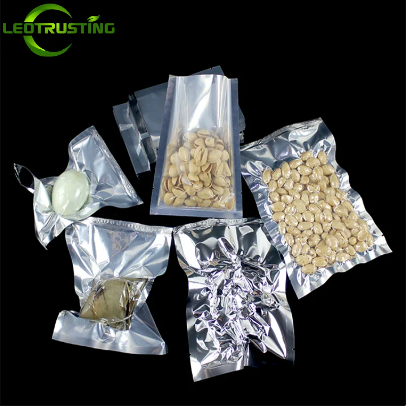 100 Pack Silver Glossy Flat Po - Food Packed Snacks reseña y precio