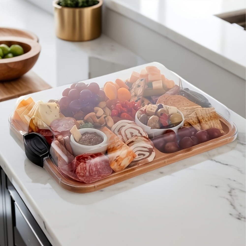 Wooden Partitioned Snack Tray  - Food Snacks In Japan reseña y precio