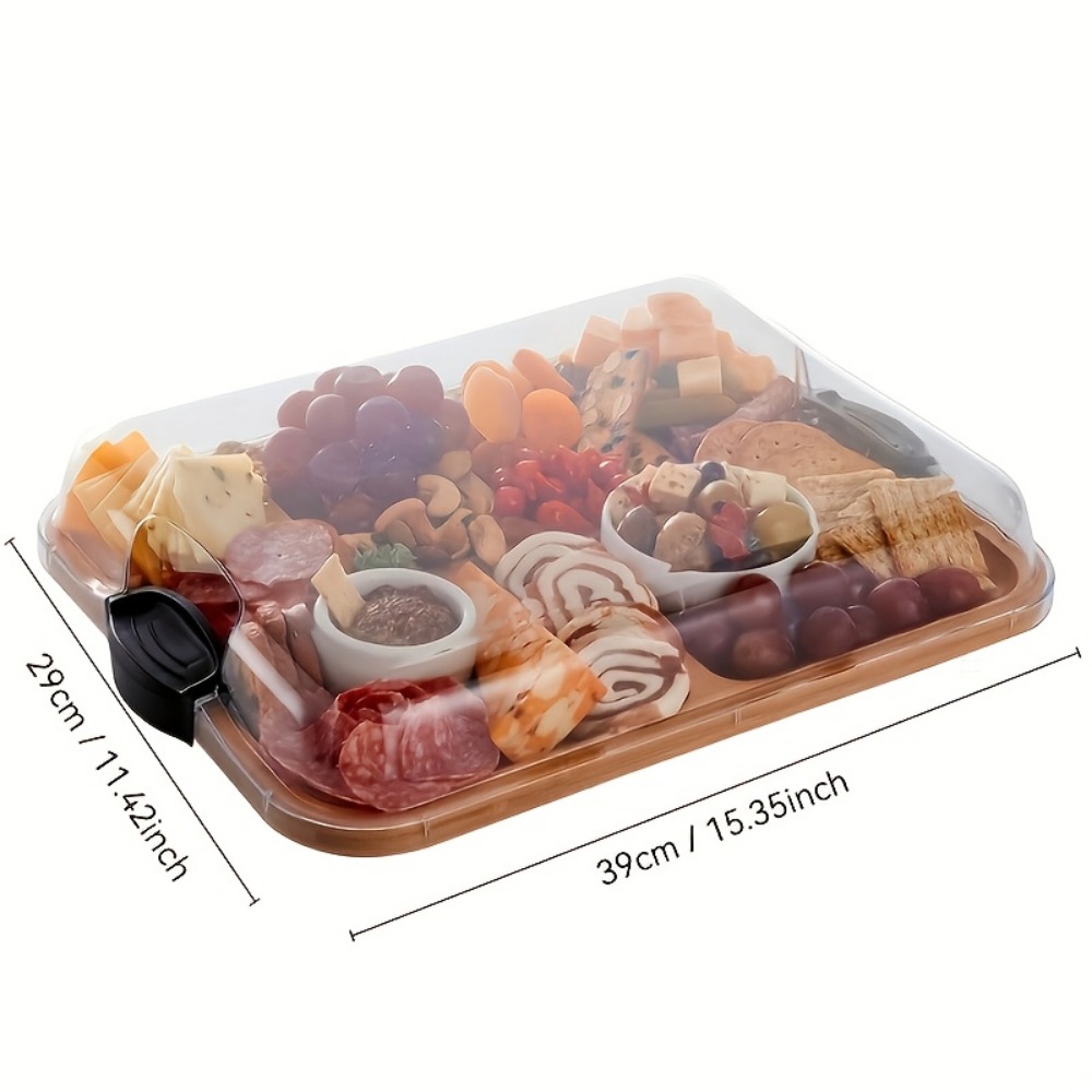 Wooden Partitioned Snack Tray  - Food Snacks In Japan reseña y precio